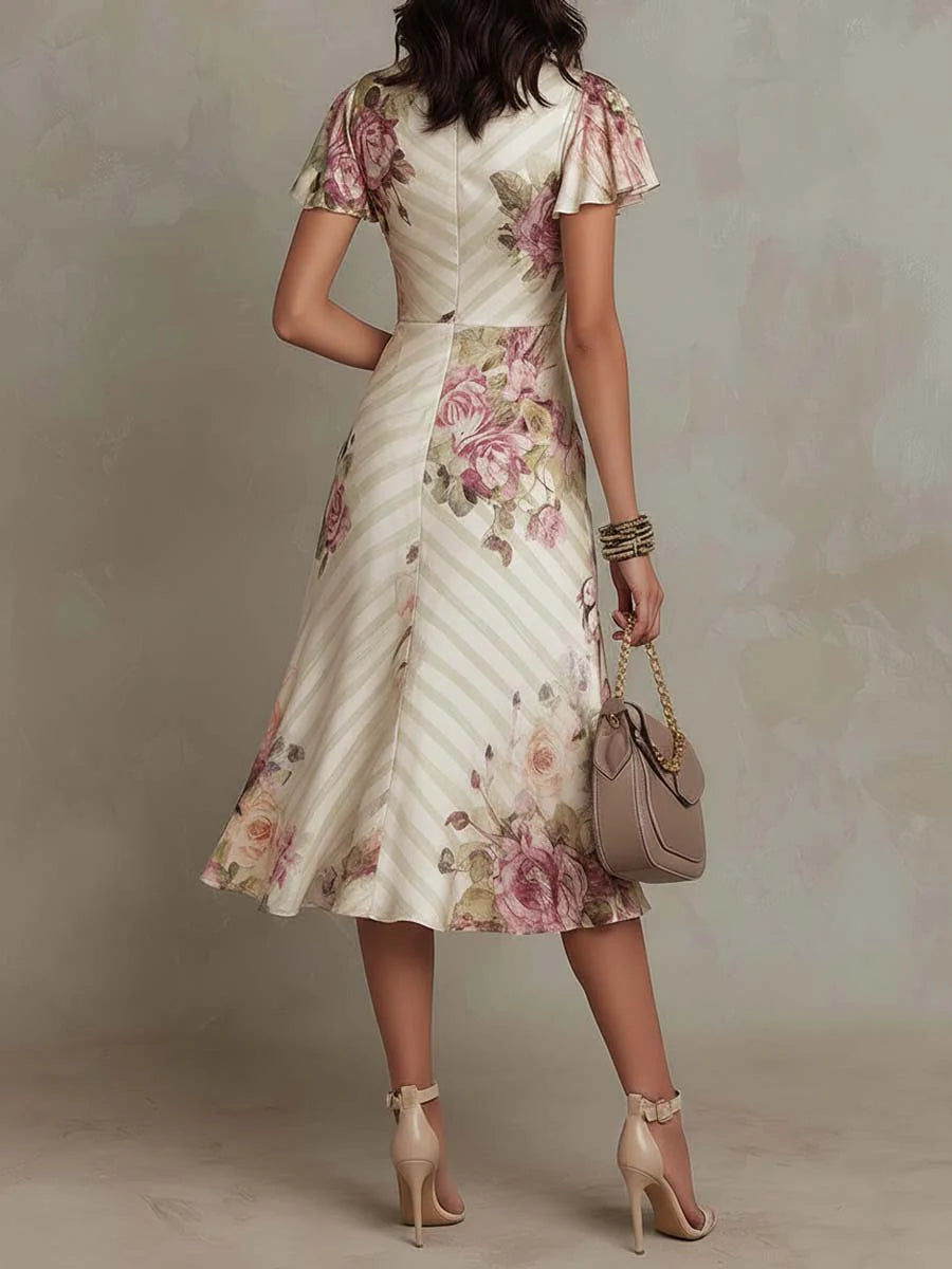 Freya | Pleated Midi Dress