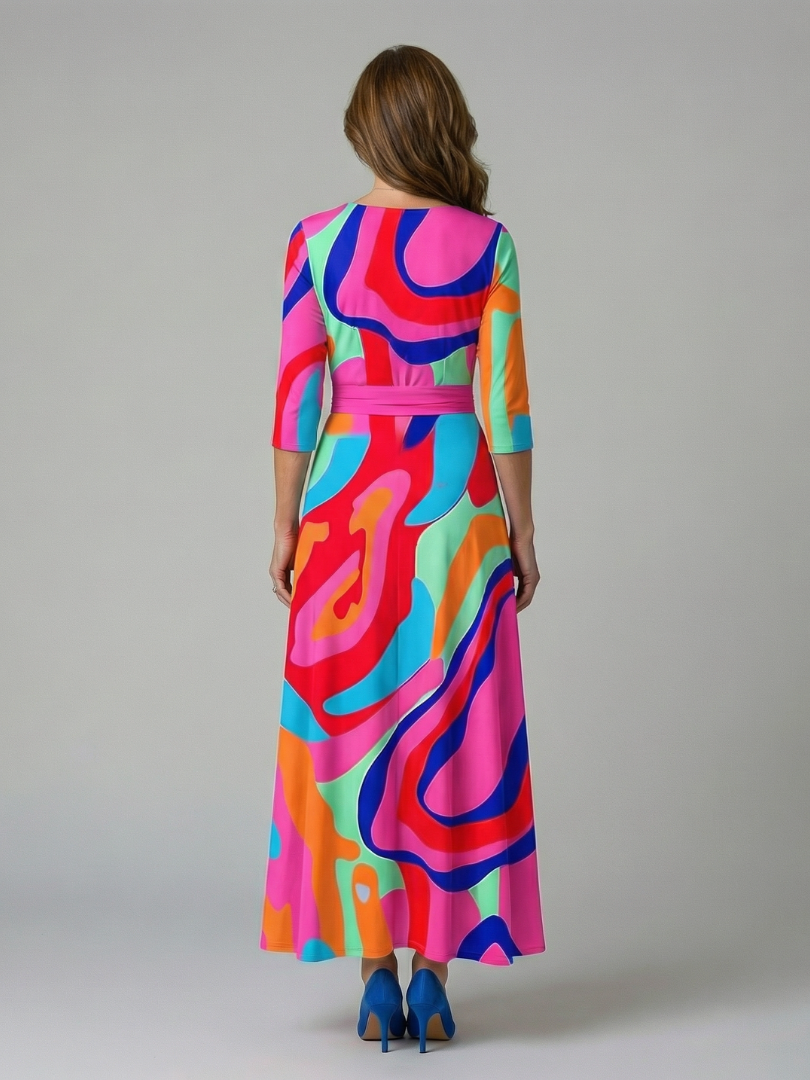 Morwenna | Floral Wrap Maxi Dress