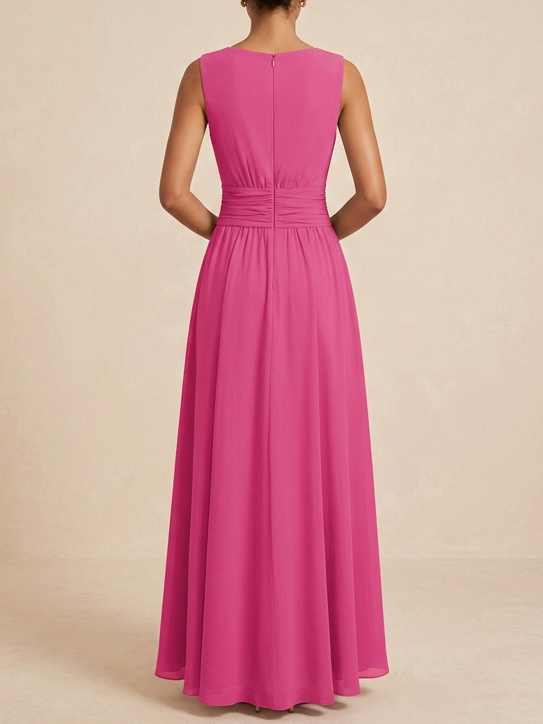 Crisha | Gerafftes A-Linien-Kleid