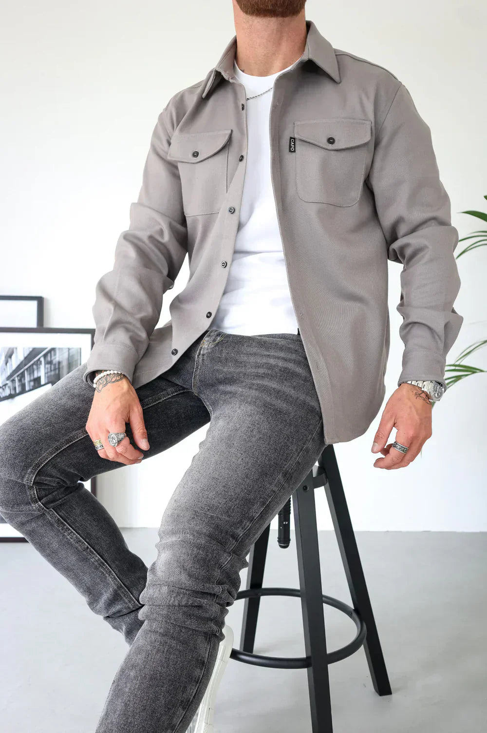 Declan | Button-Up Overshirt Jacket