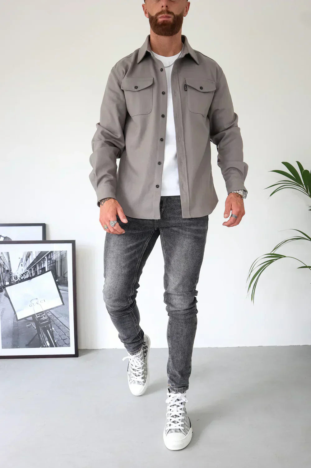 Declan | Button-Up Overshirt Jacket