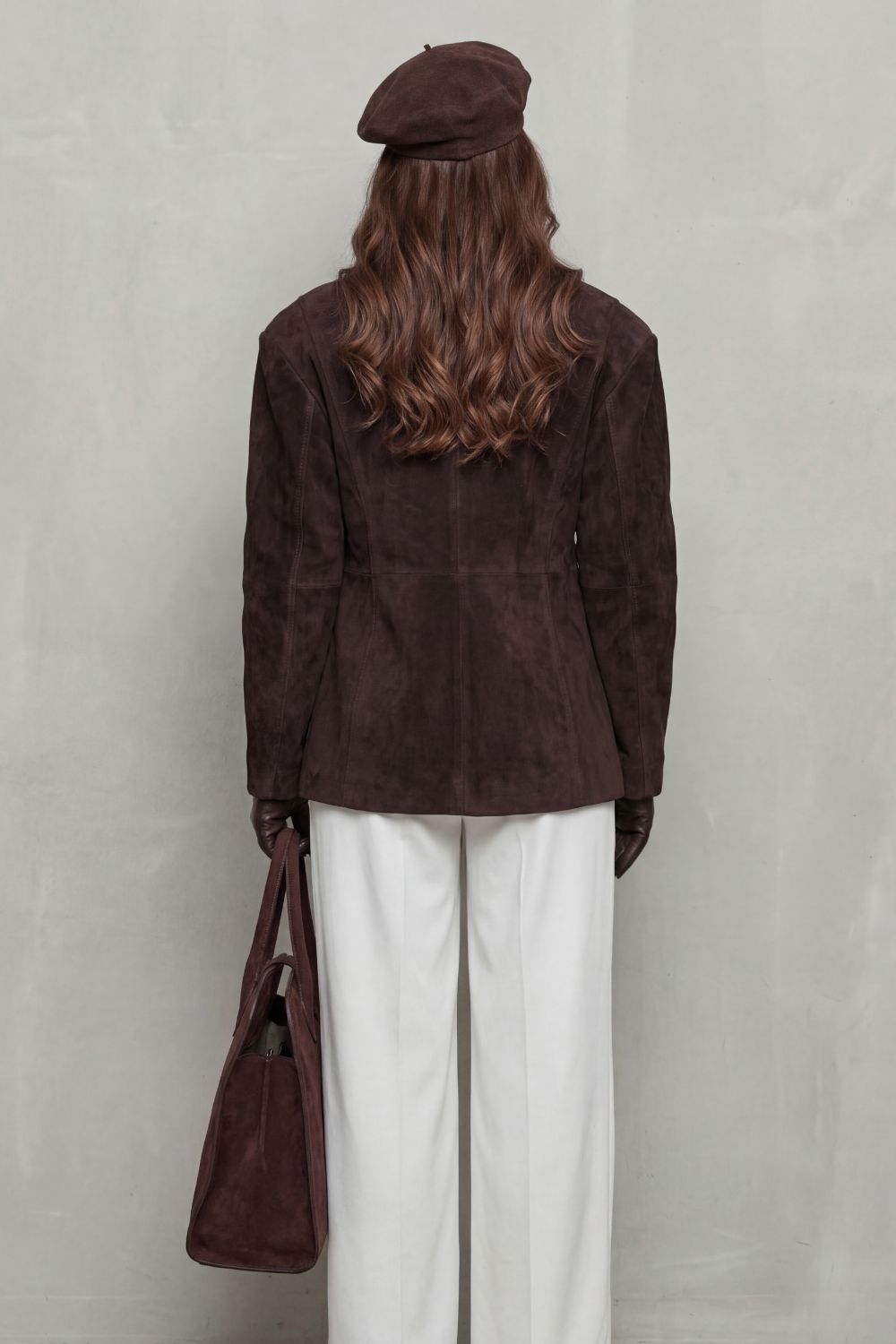 Savrielle – Sculpted silhouette – Suede jacket