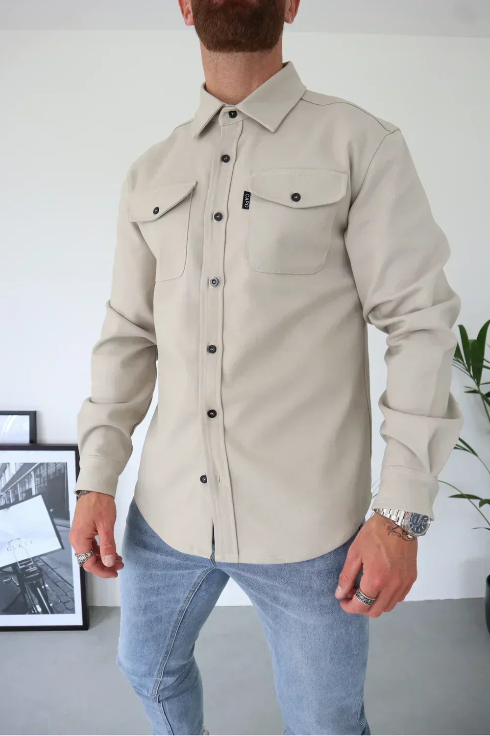 Declan | Button-Up Overshirt Jacket