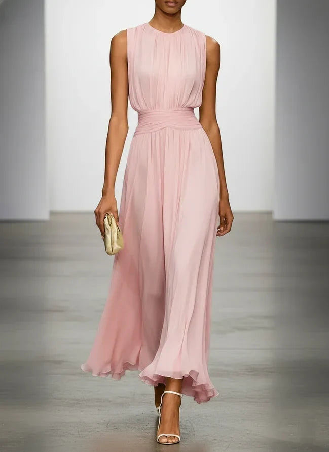 Crisha | Gerafftes A-Linien-Kleid