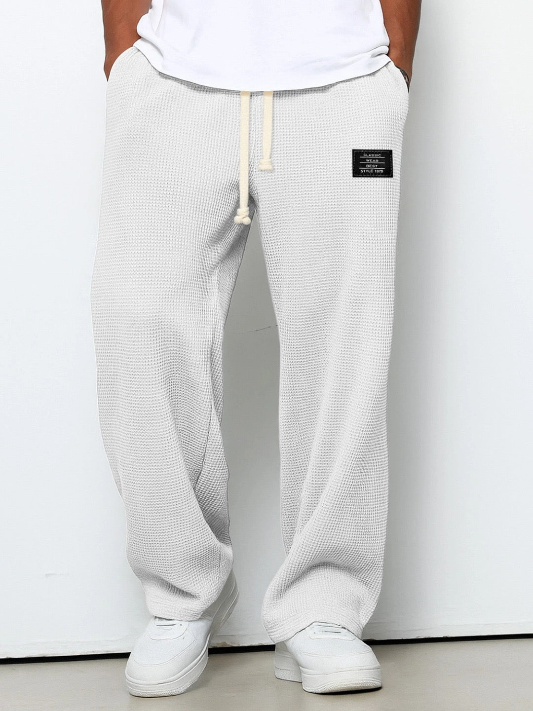 Gerald | Wide trousers with adjustable waistband