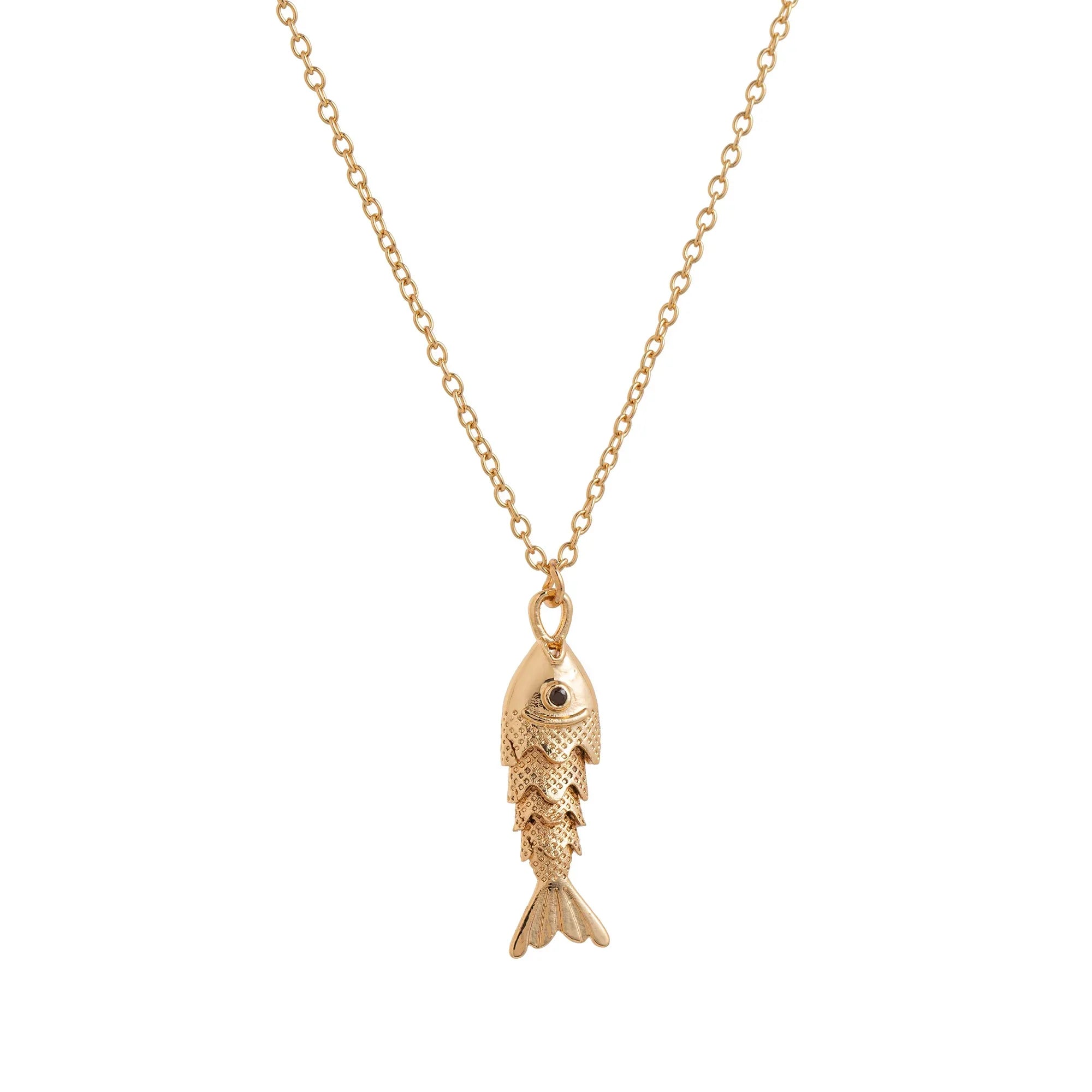 Retro Koi Fish Pendant Necklace – Personalized Light Luxury Fashion Jewelry for Women