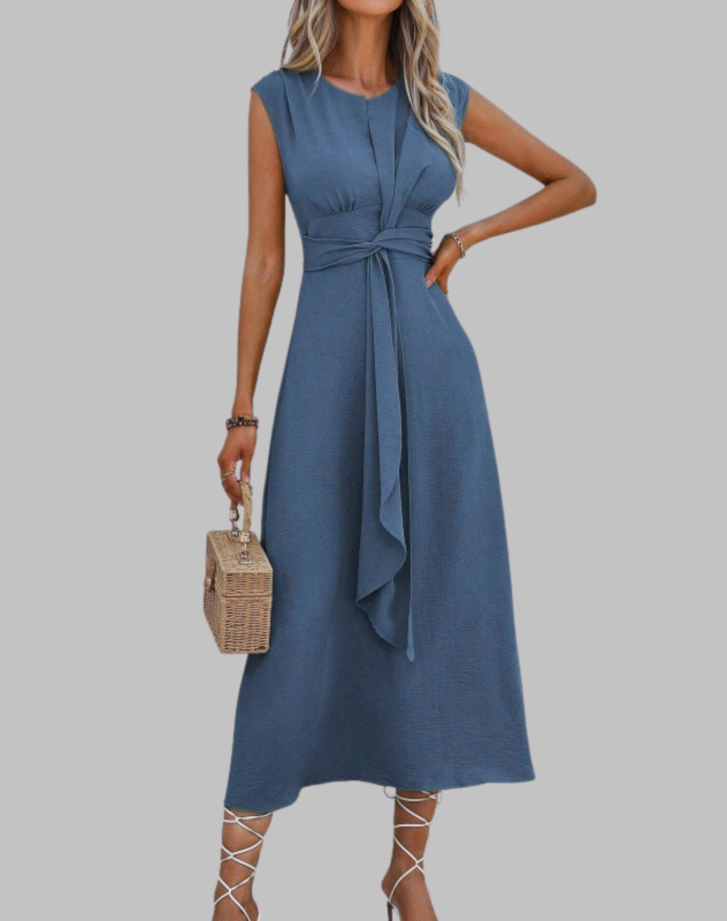 REESE™ - Elegant Sleeveless Round Neck Maxi Dress