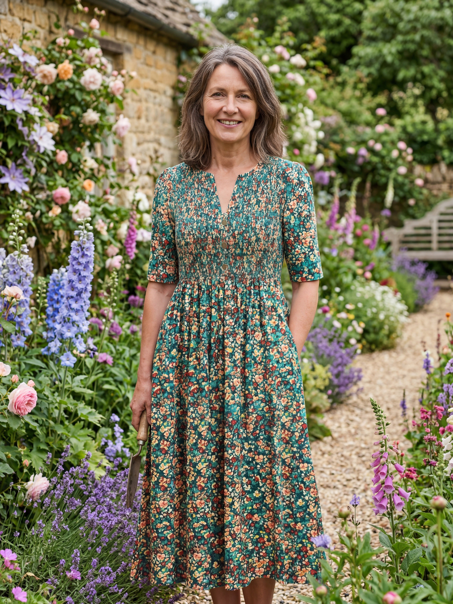 Vintage Floral Dress