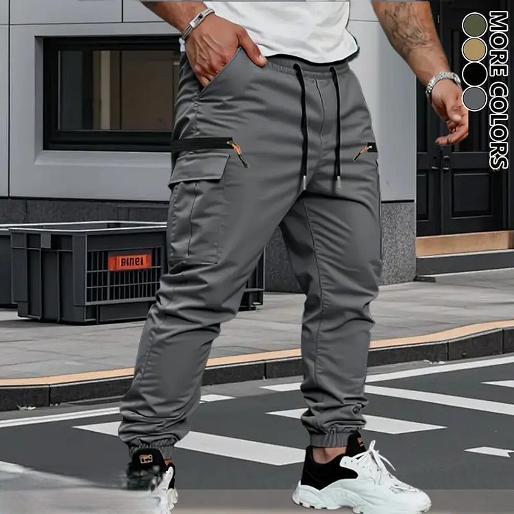 Modern Utility Stretch Trousers