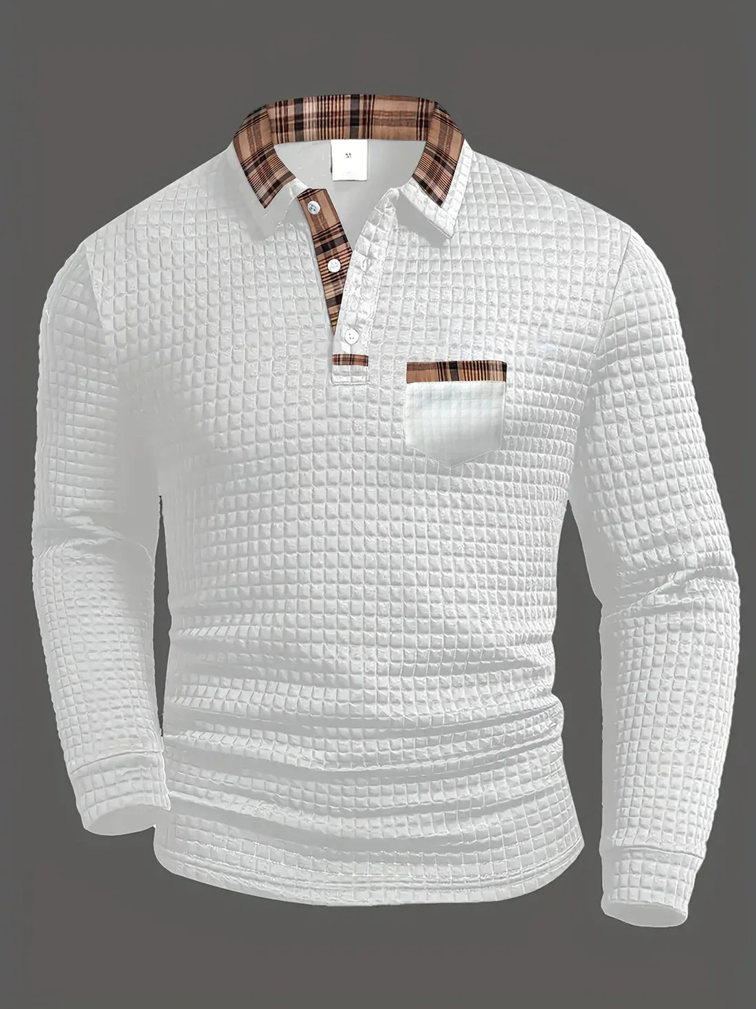 Men’s Classic Textured Knit Long Sleeve Sweater