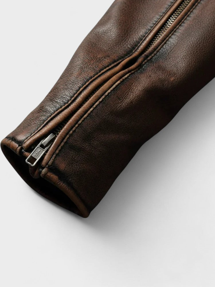 Troels™ | Vintage leather jacket for men
