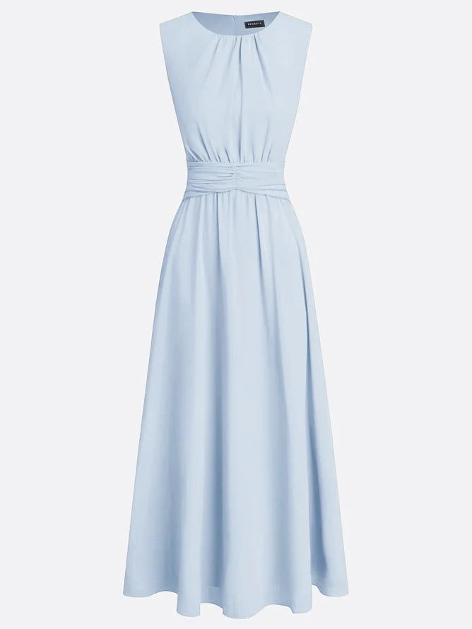 Crisha | Gerafftes A-Linien-Kleid