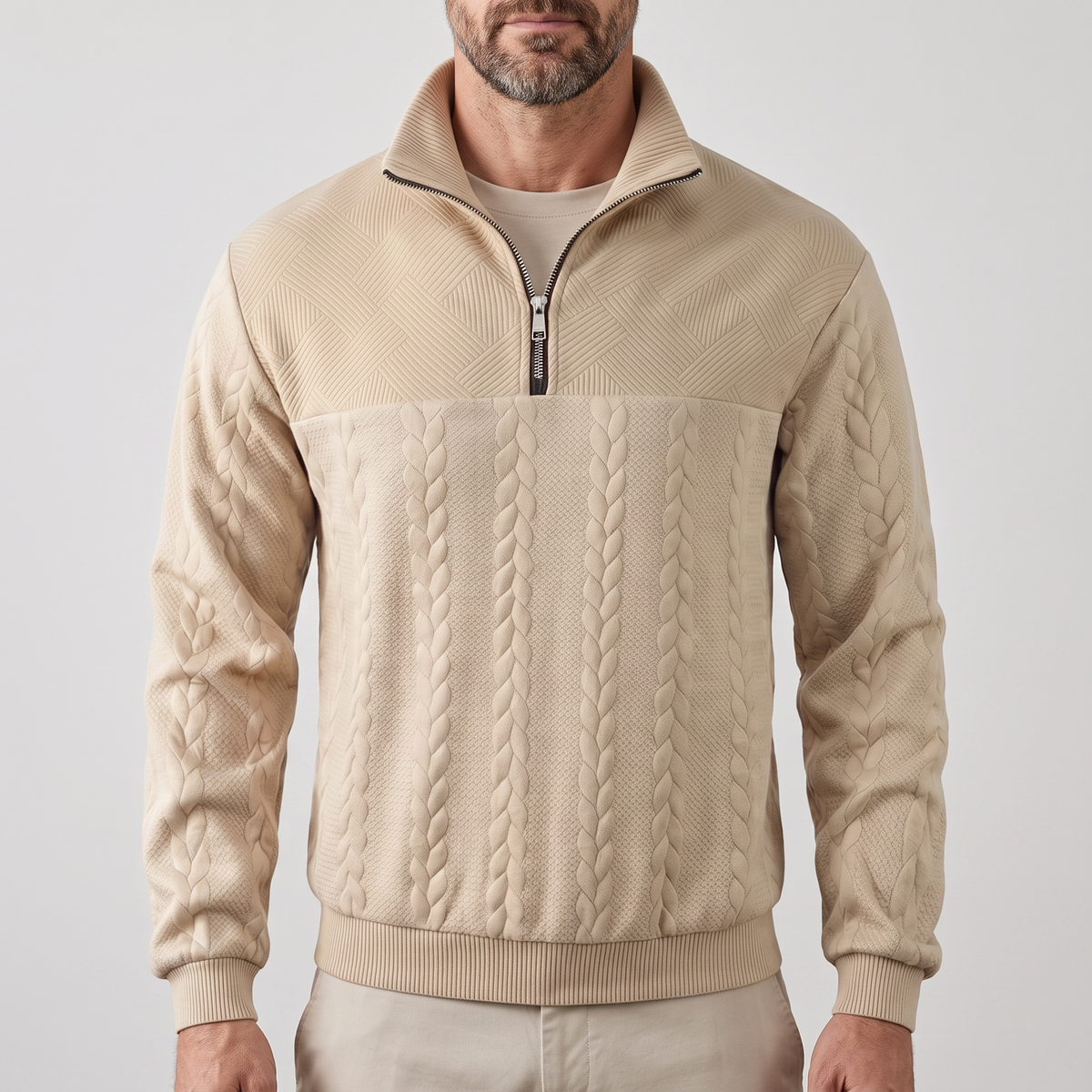 CAMDEN PREMIUM QUARTER ZIP SWEATSHIRT