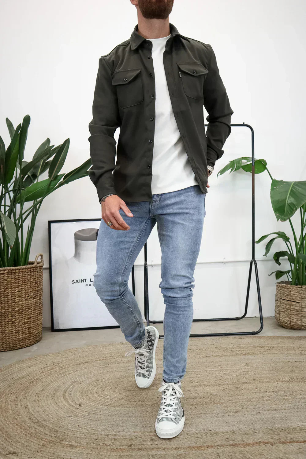 Declan | Button-Up Overshirt Jacket