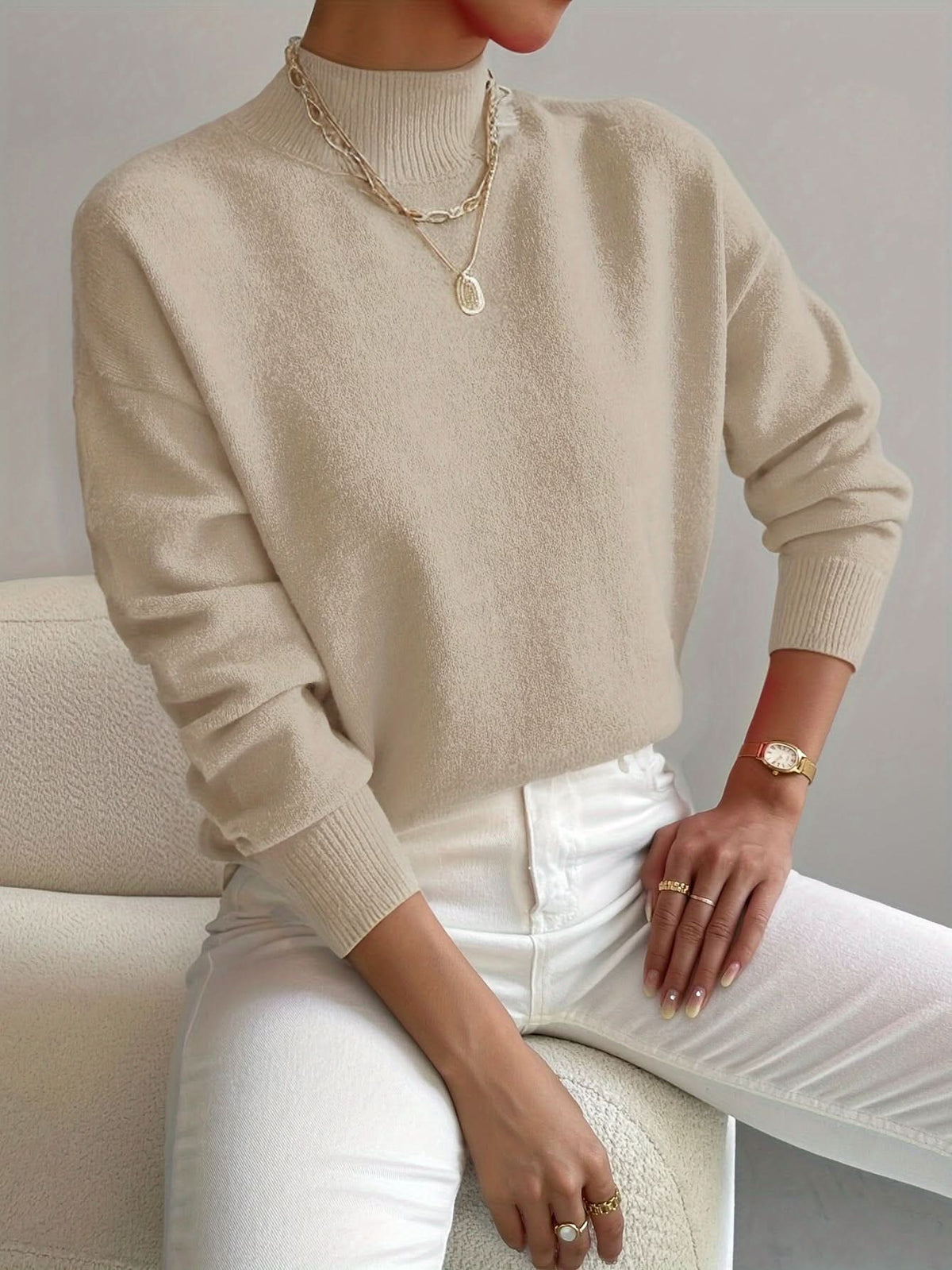 ROSALIE ROLL NECK JUMPER