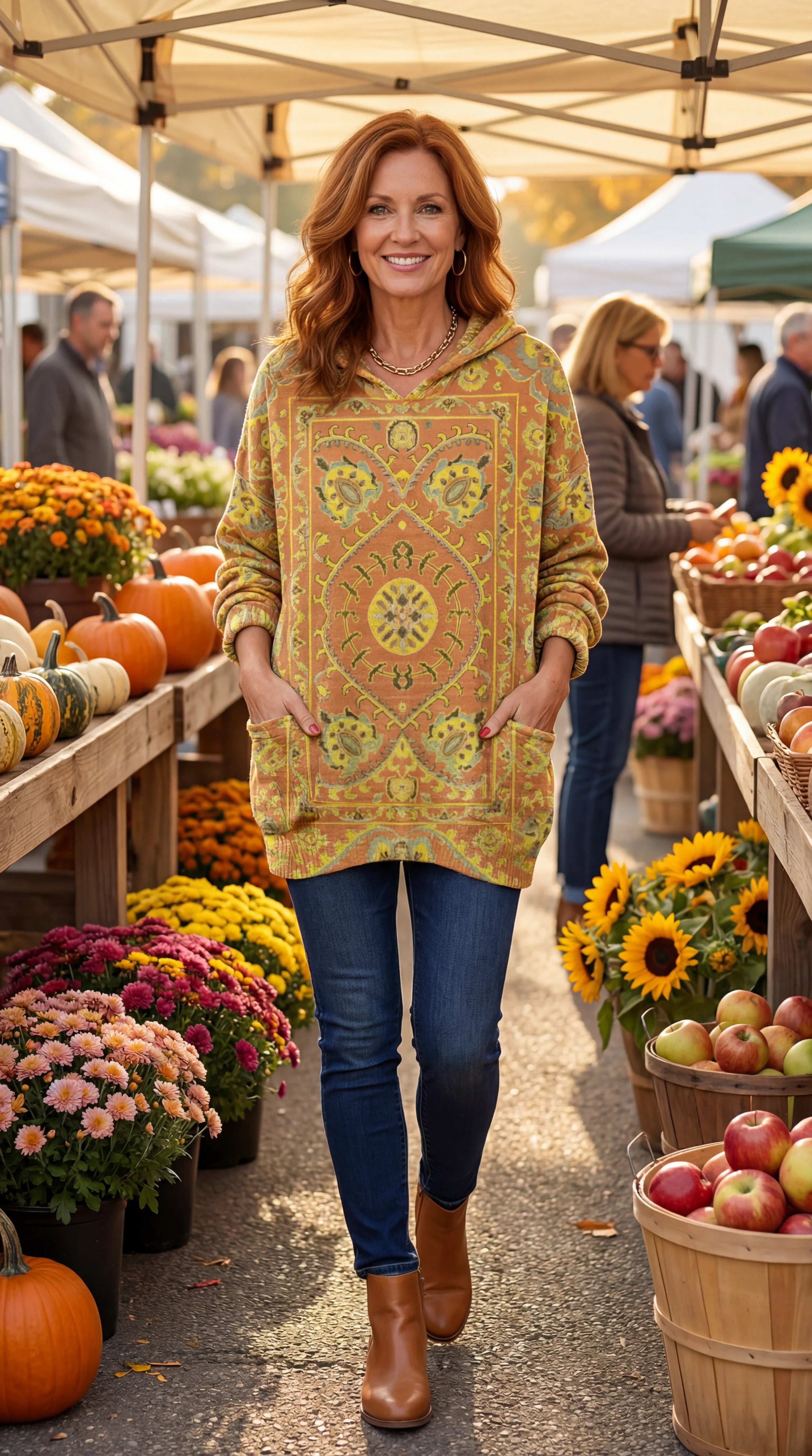 Seraphina Retro Hooded Knit