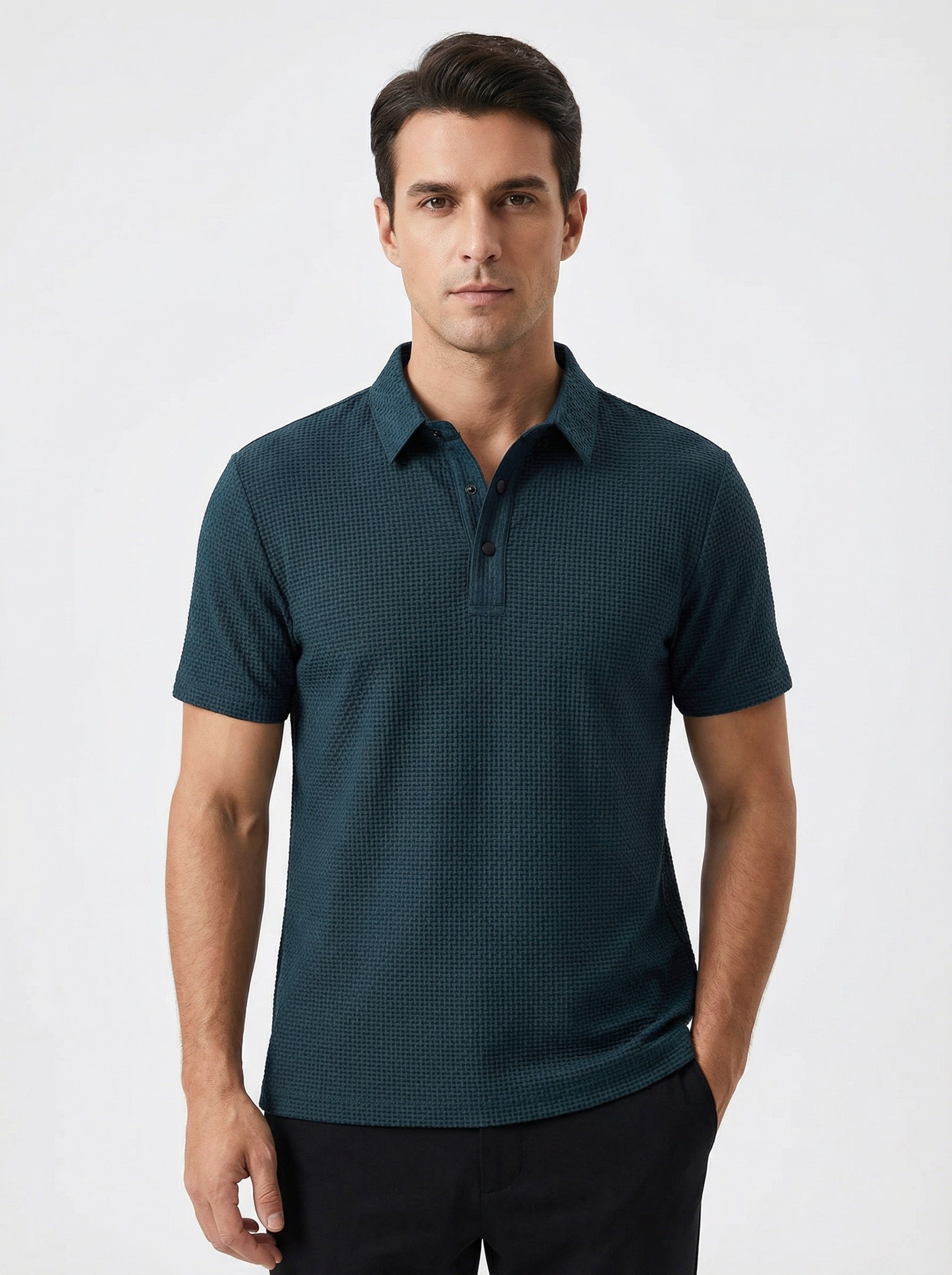 SIENA WEAVE POLO SHIRT