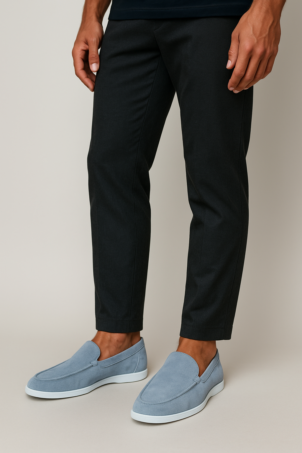 Elegante suède loafers