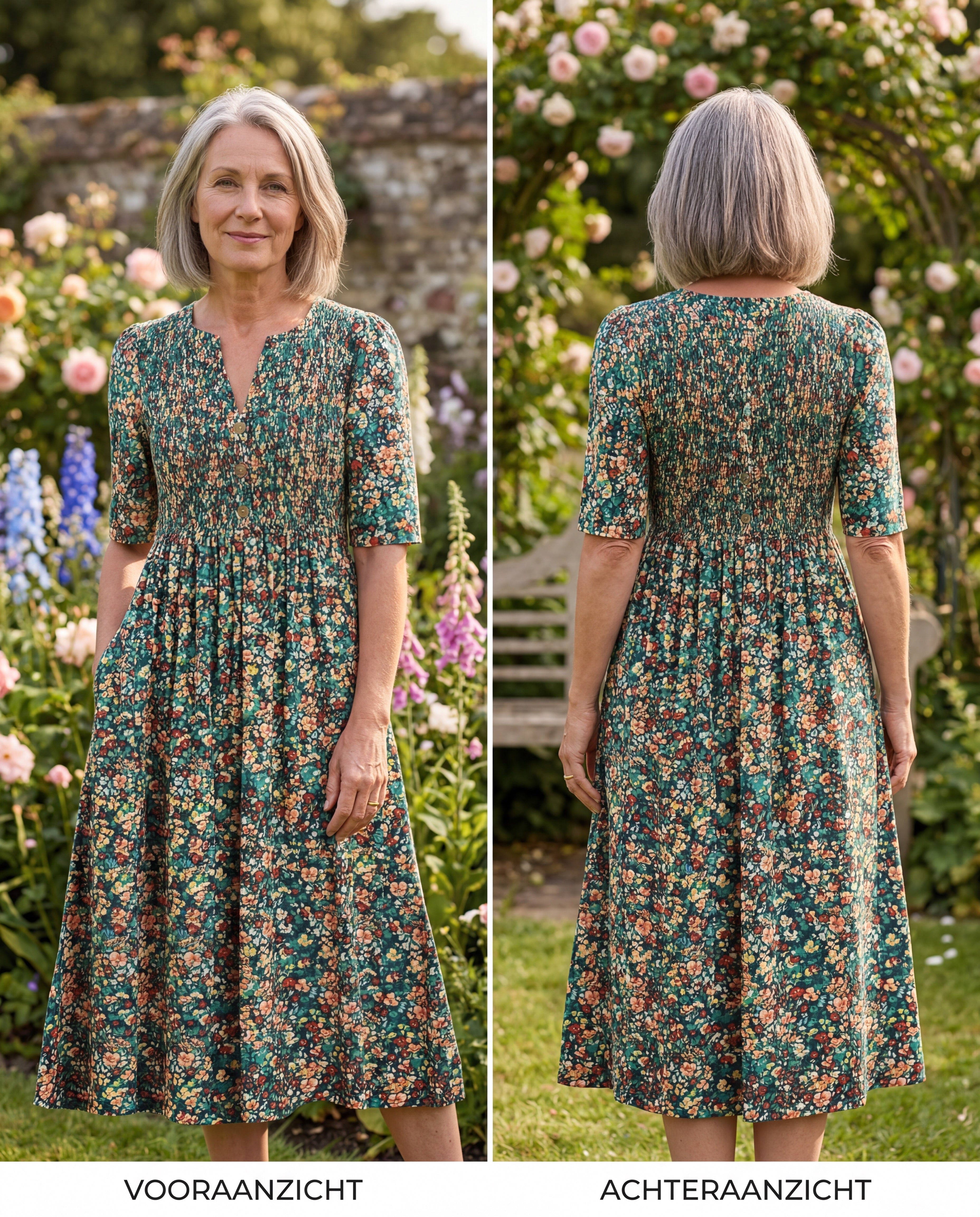 Vintage Floral Dress