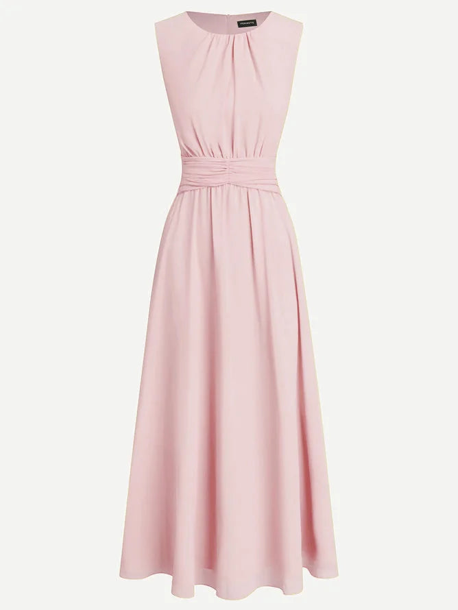 Crisha | Gerafftes A-Linien-Kleid