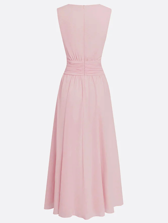 Crisha | Gerafftes A-Linien-Kleid