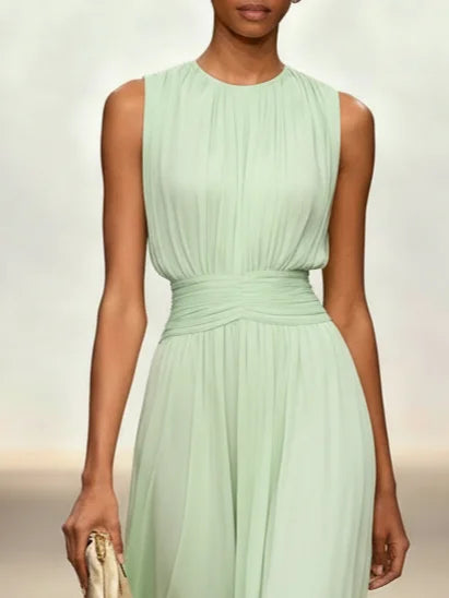 Crisha | Gerafftes A-Linien-Kleid