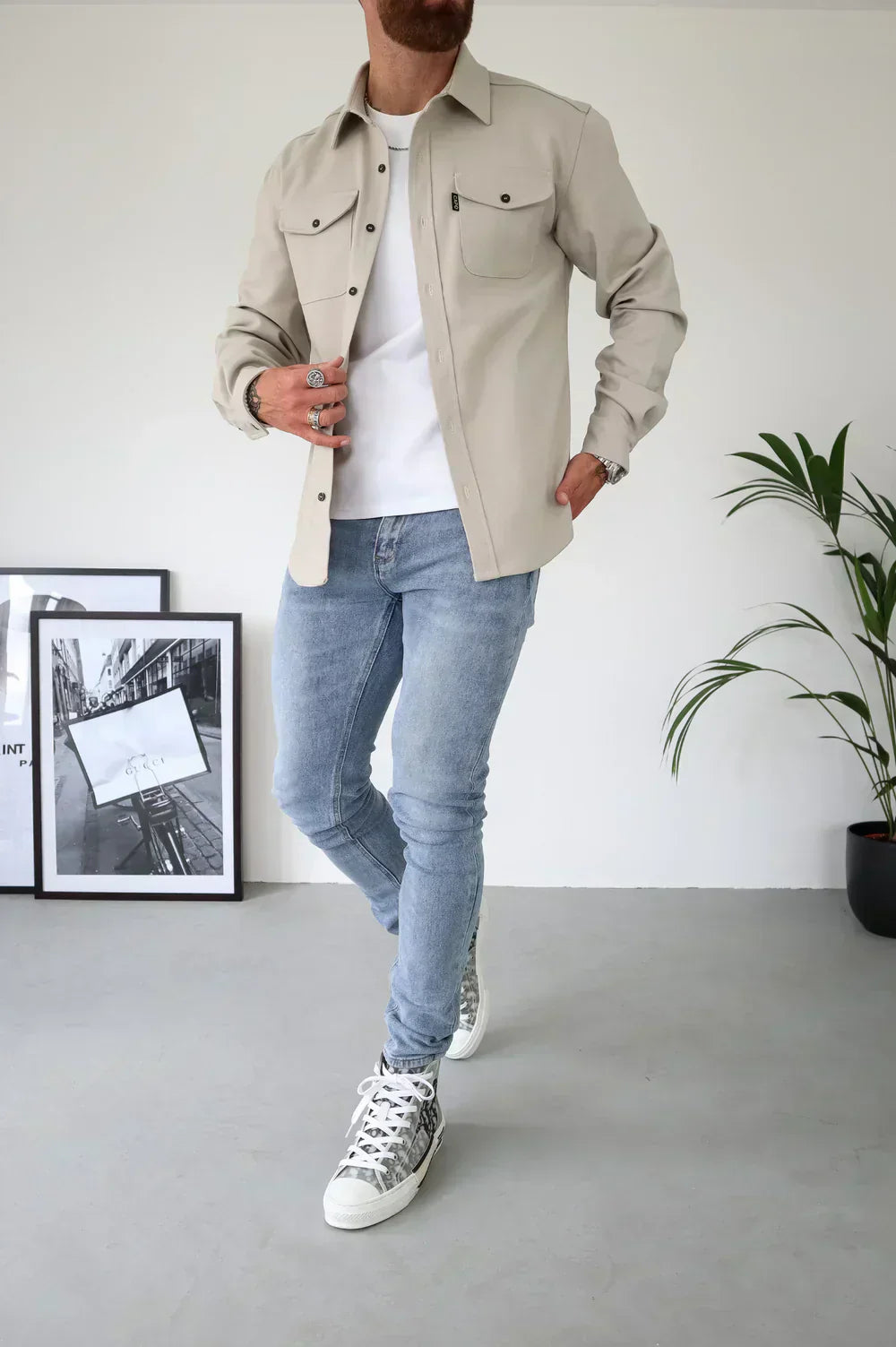 Declan | Button-Up Overshirt Jacket