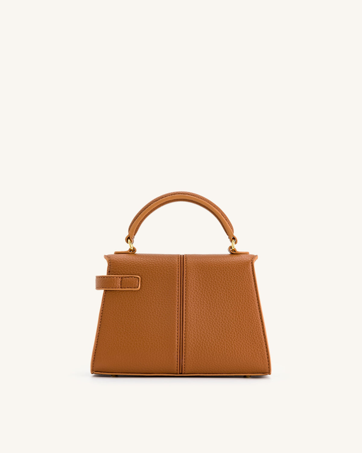 Vivienne Top Handle Bag – Brown Canvas