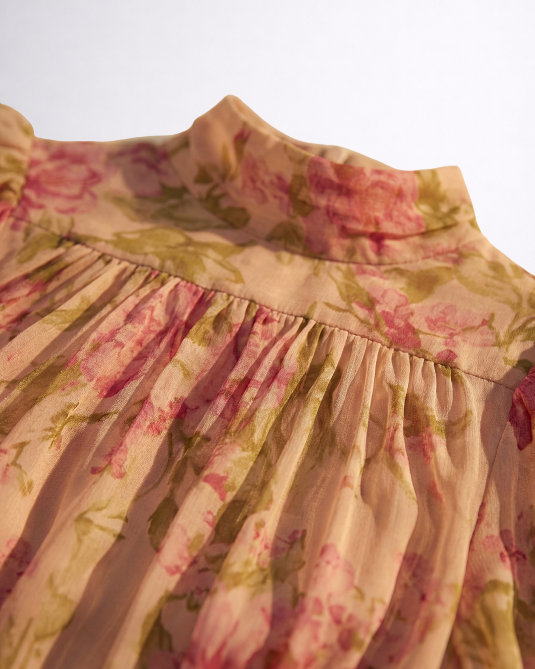 Théa | Watercolour Floral Midi Dress