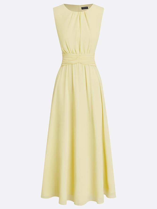 Crisha | Gerafftes A-Linien-Kleid