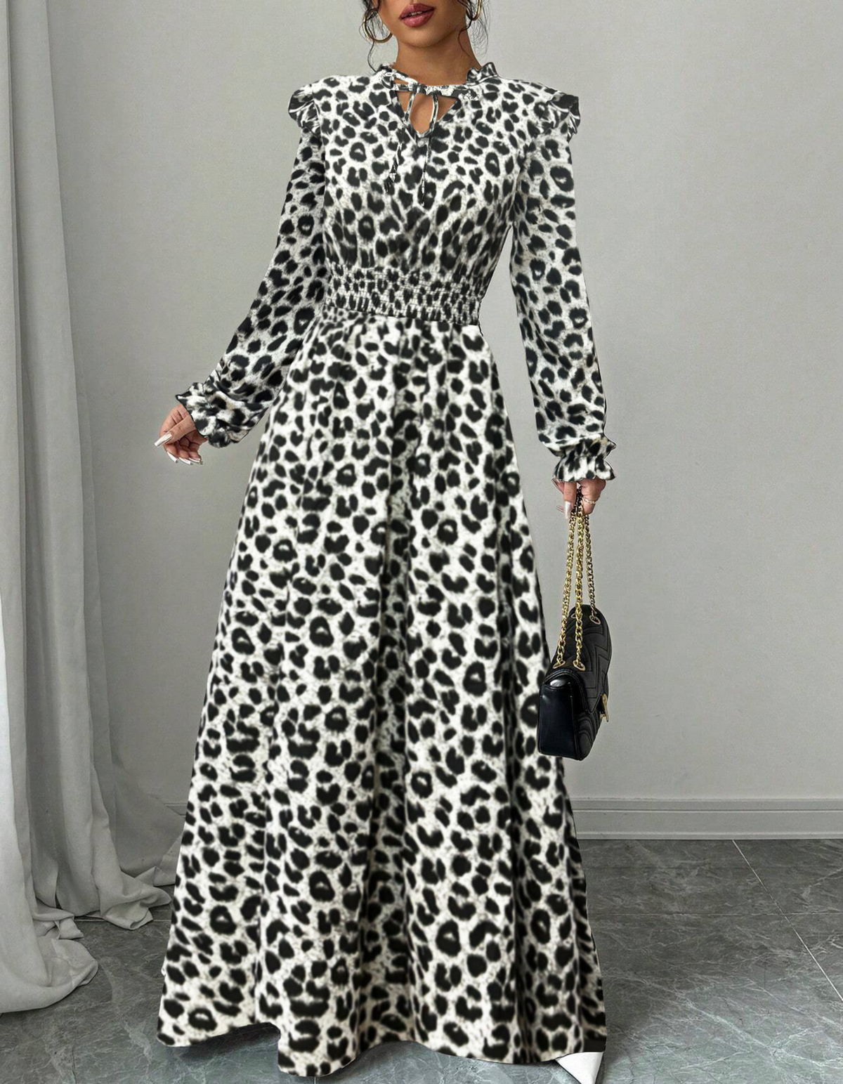 Nesta | Long Sleeve Maxi Dress