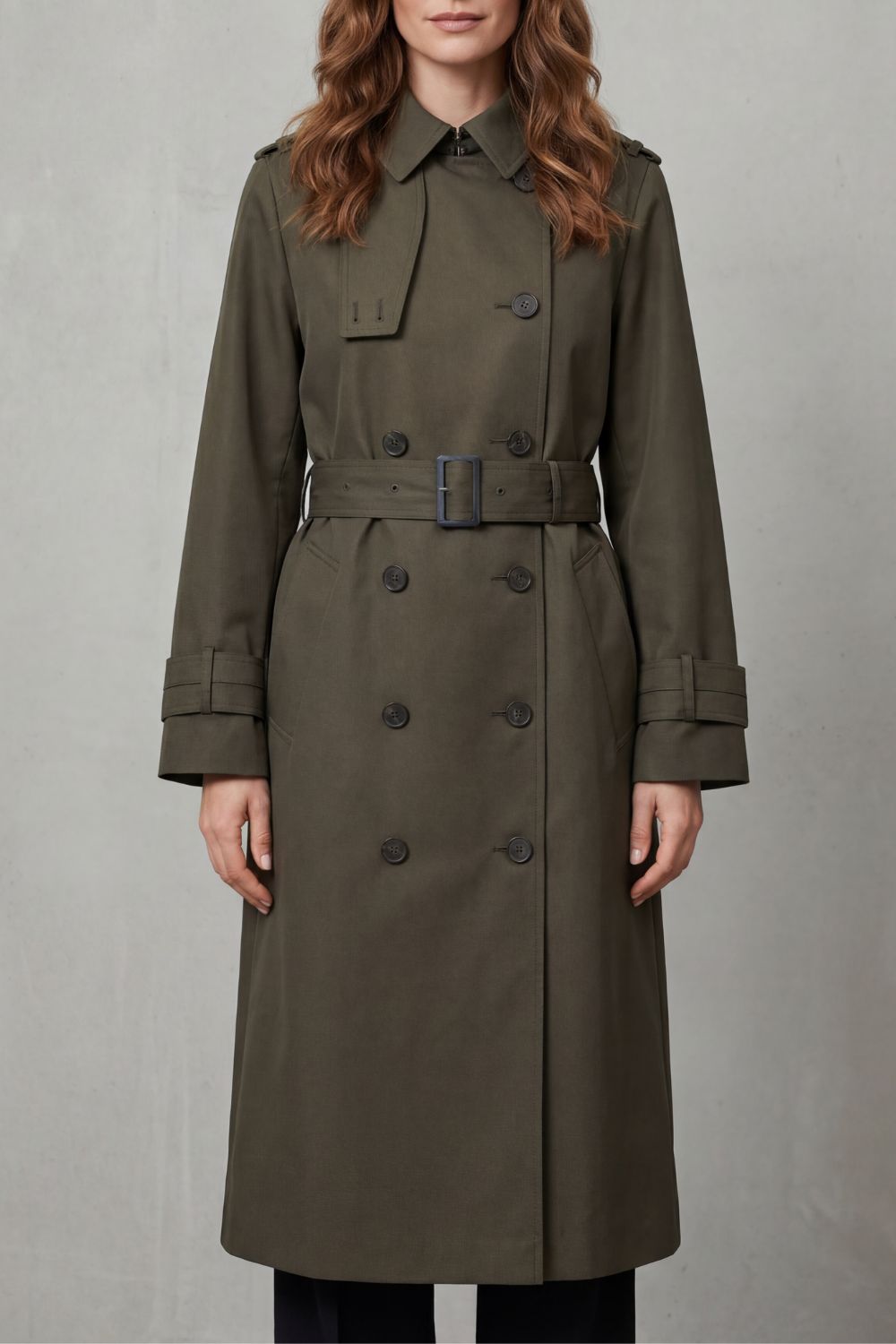 Sorellia – Classic cut – Double-breasted trench coat