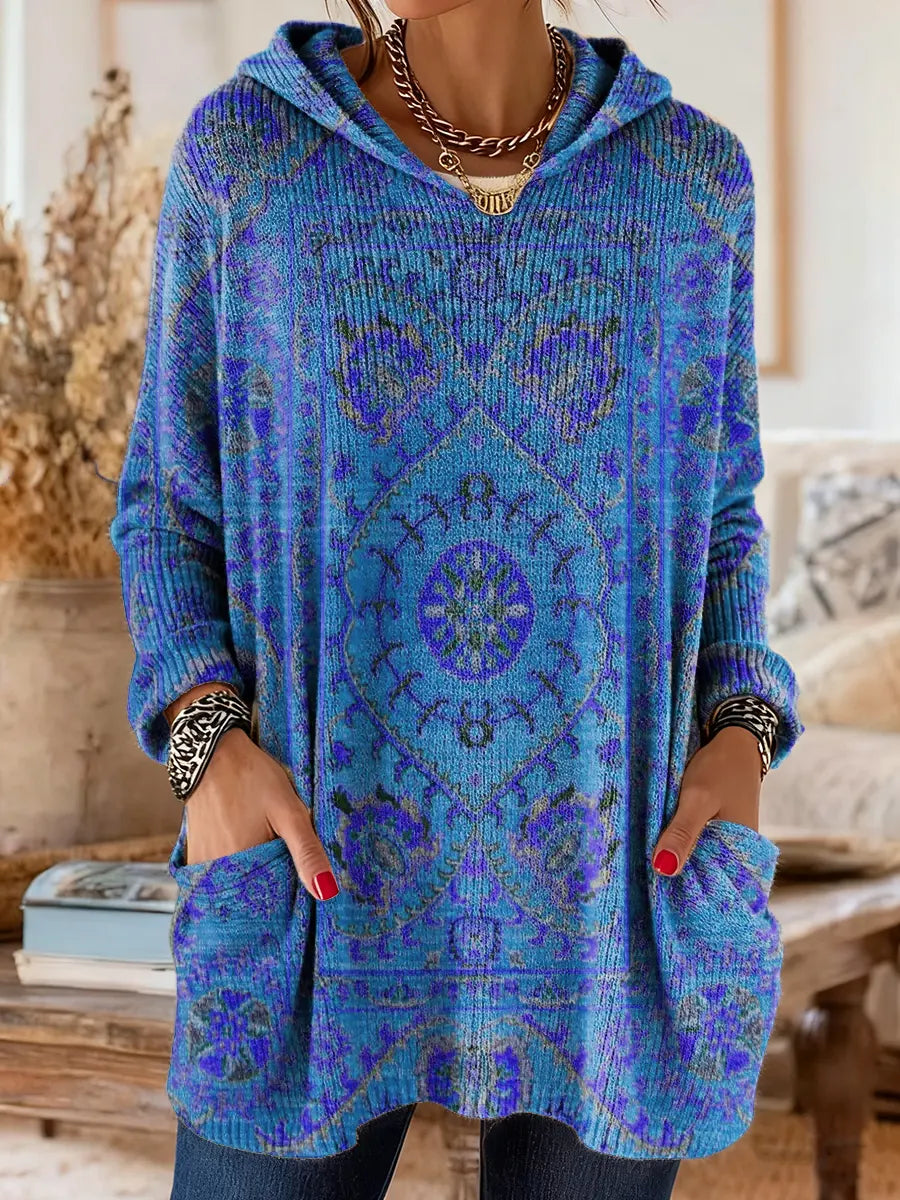 Seraphina Retro Hooded Knit