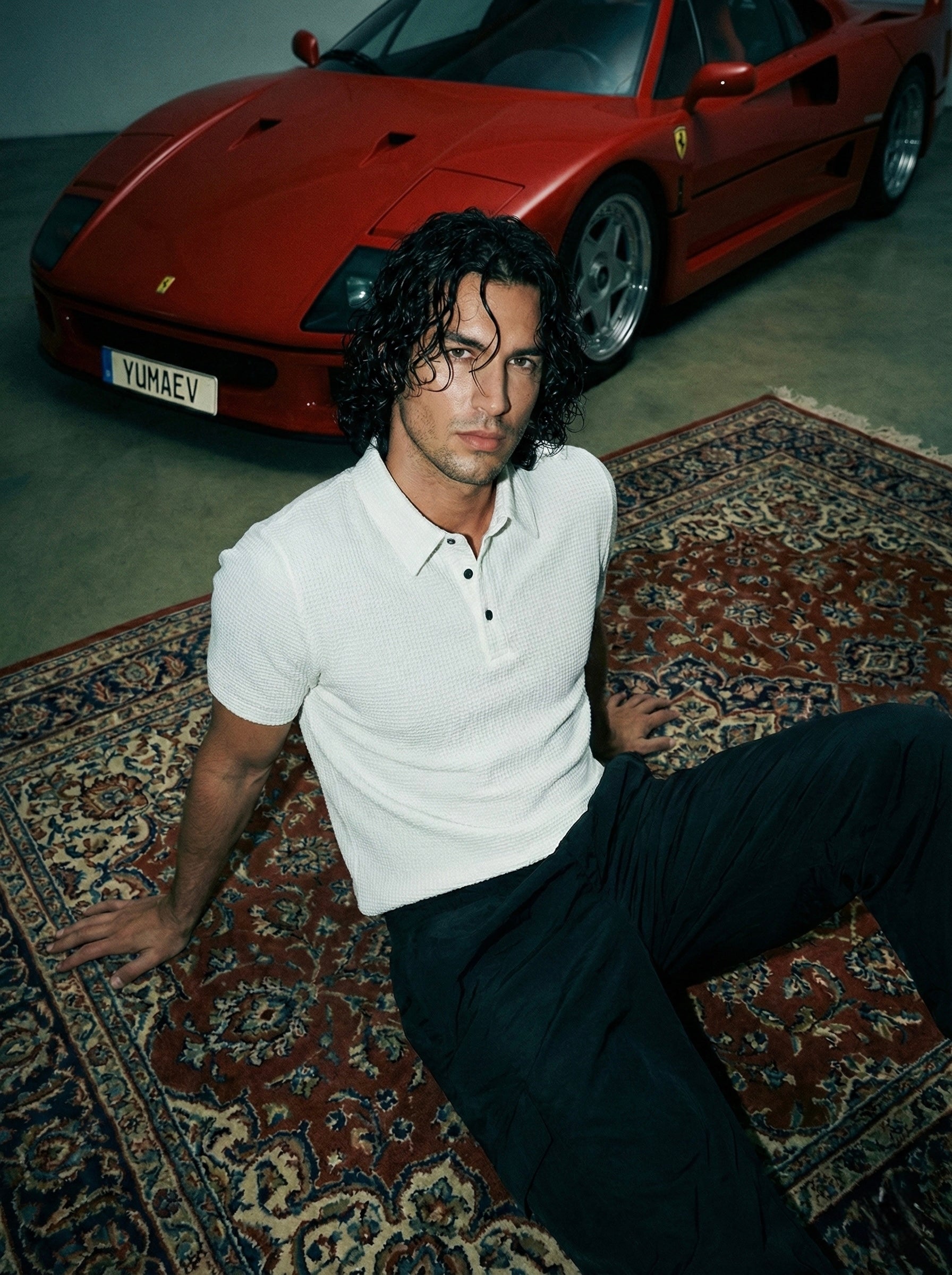 SIENA WEAVE POLO SHIRT