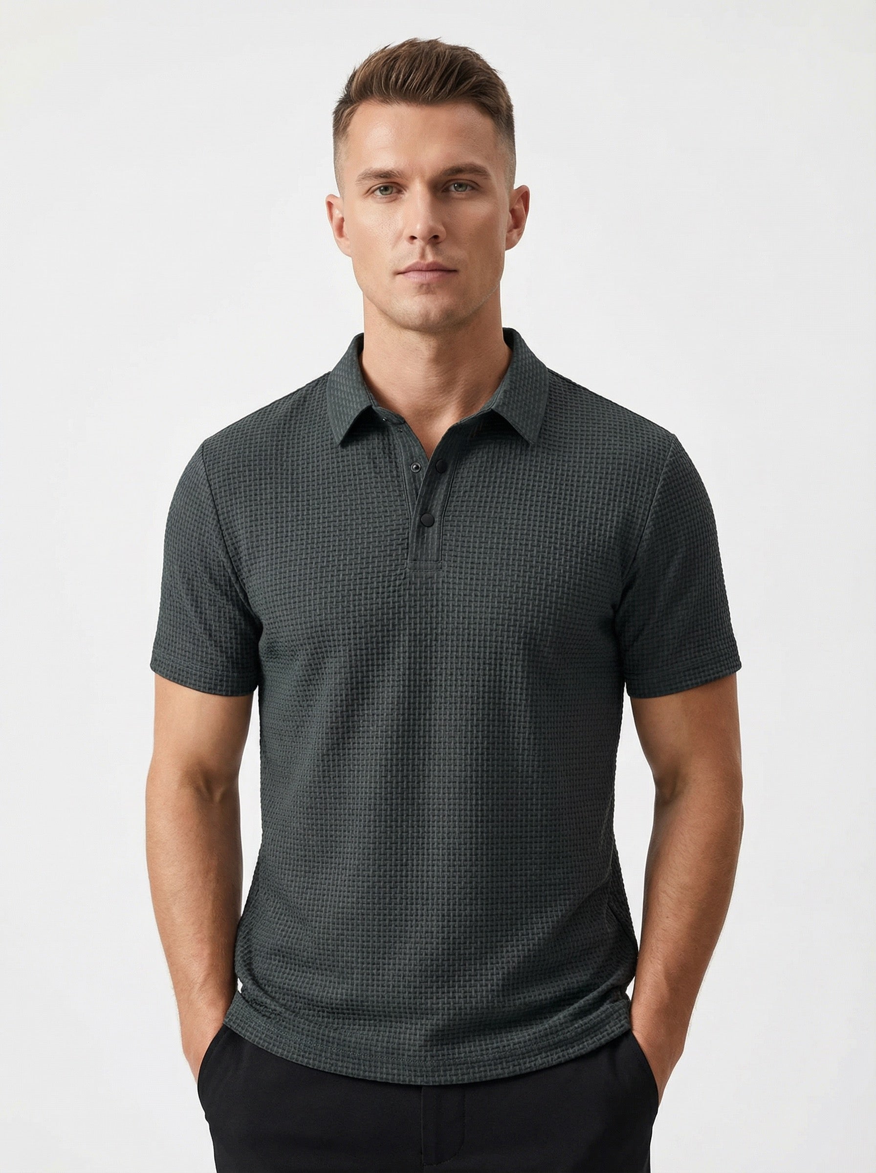 SIENA WEAVE POLO SHIRT