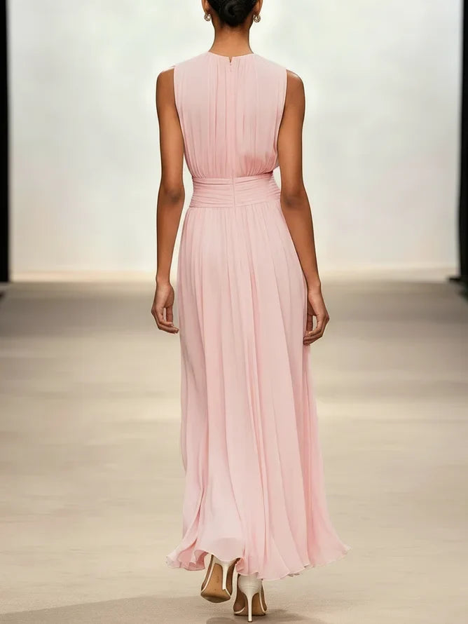 Crisha | Gerafftes A-Linien-Kleid