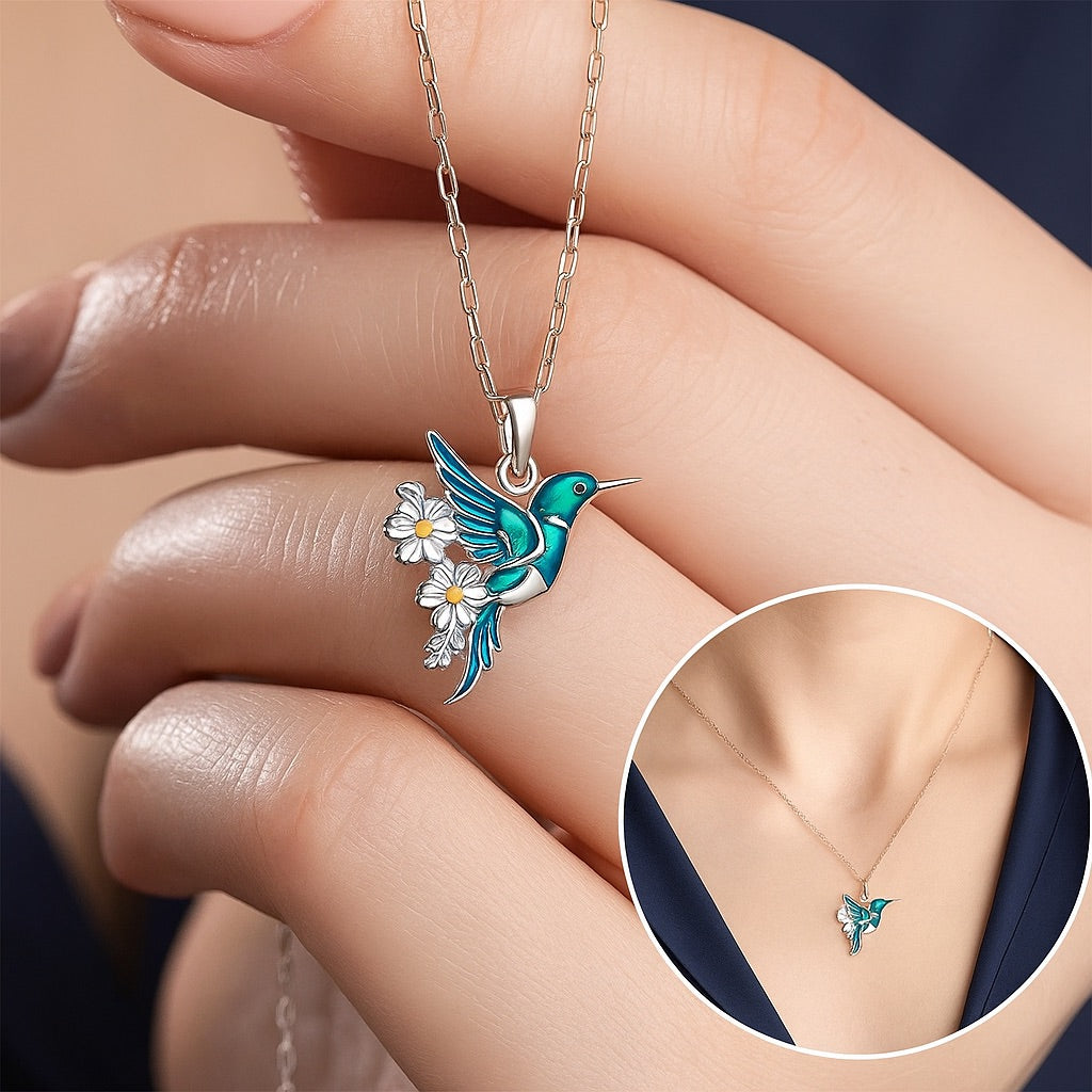Beautiful Hummingbird Necklace
