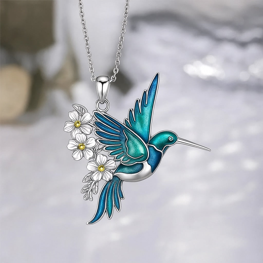 Beautiful Hummingbird Necklace