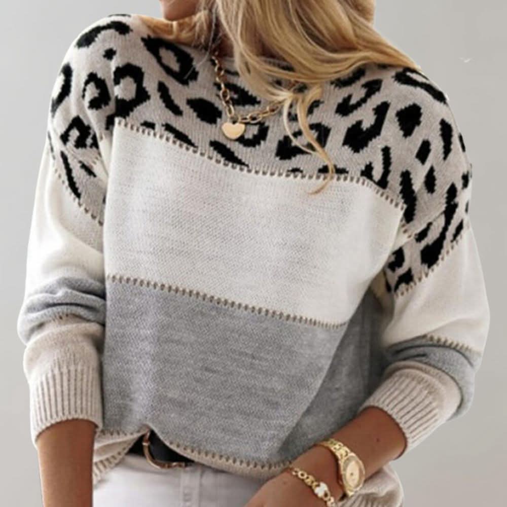 ELORA LEOPARD LUXE SWEATER