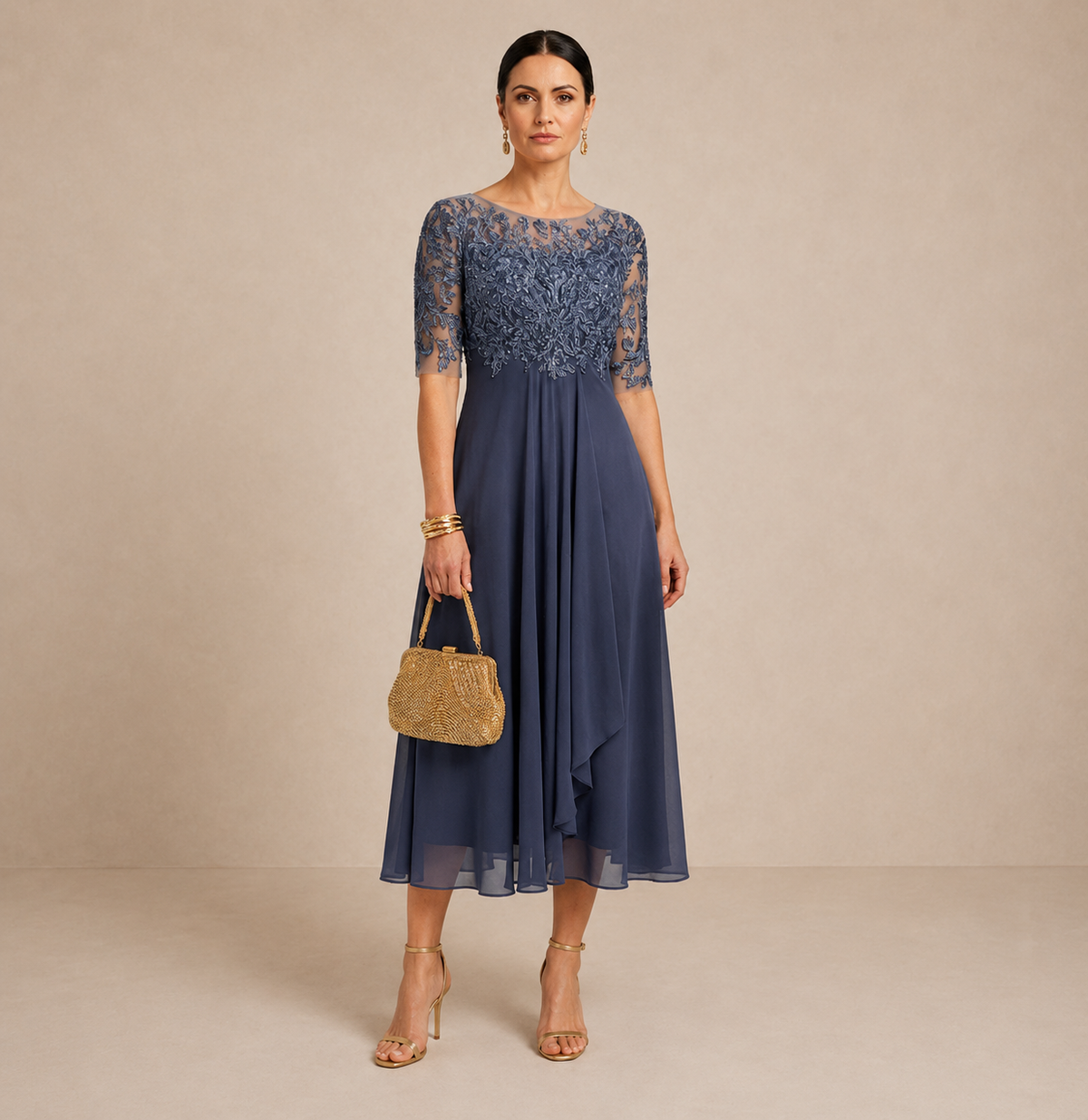 Ysabel | Ruched Midi Dress