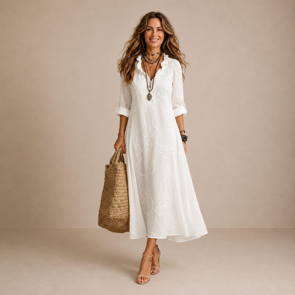 Minna | Shirt Midi Dress
