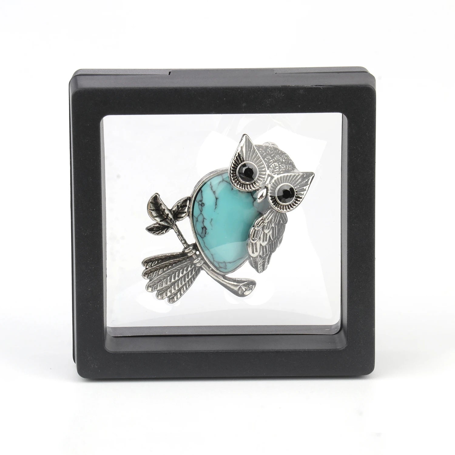 Crystal Owl Wisdom Pendant Necklace