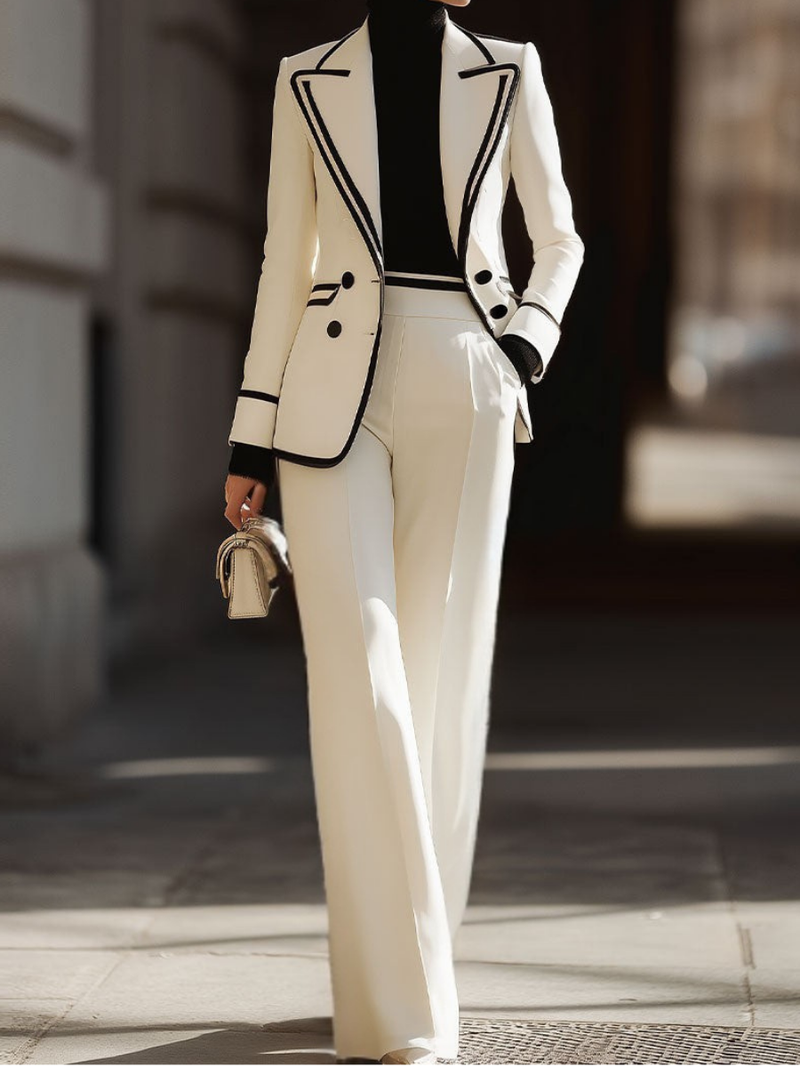 Charlotte | Elegant Wide-Leg Two-Piece Set