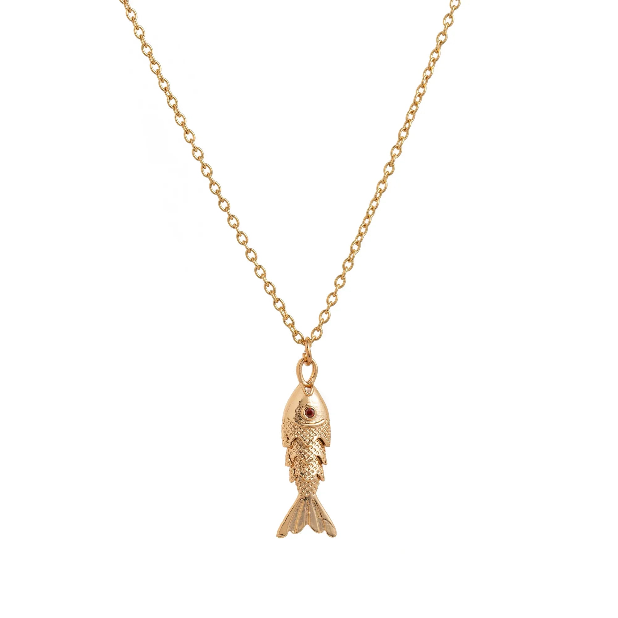 Retro Koi Fish Pendant Necklace – Personalized Light Luxury Fashion Jewelry for Women