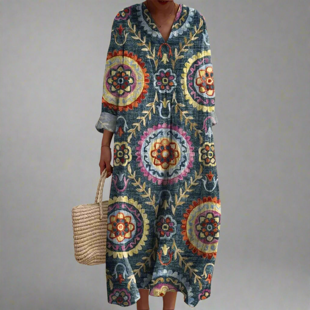 MATILDA | ELEGANT GEOMETRIC DRESS