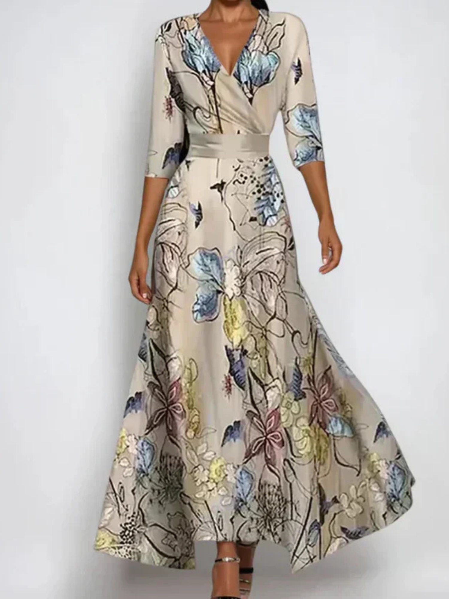 Emily - Luxury Floral Dress