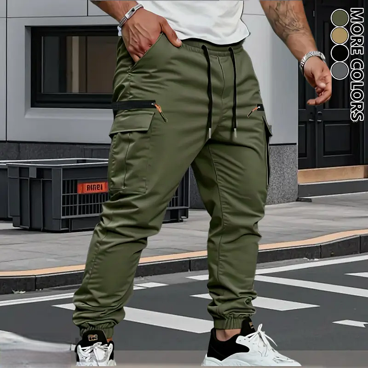 Modern Utility Stretch Trousers