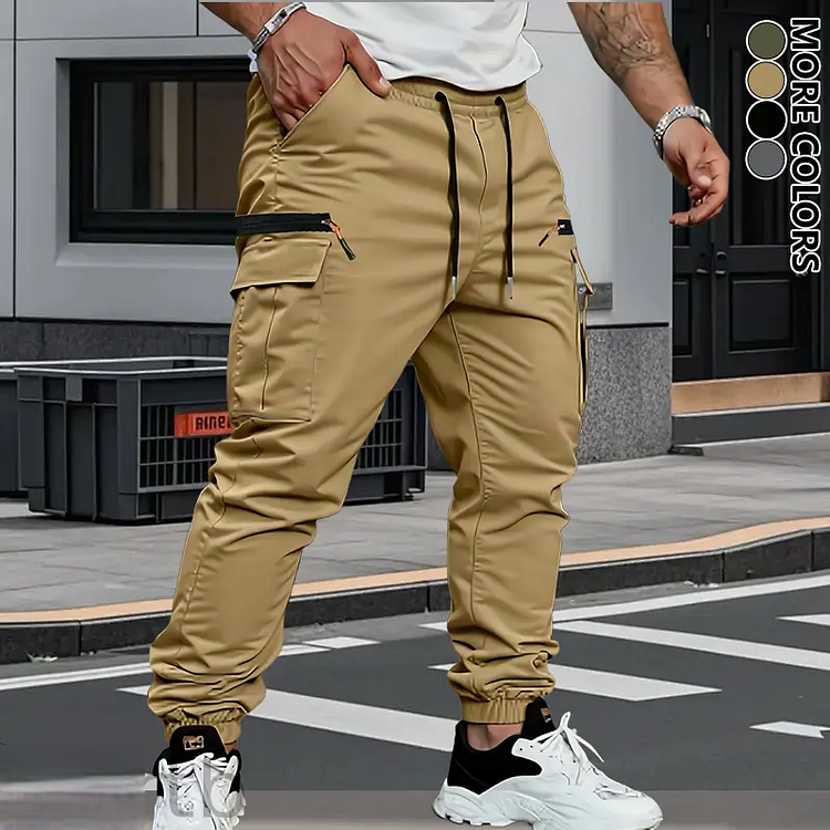 Modern Utility Stretch Trousers