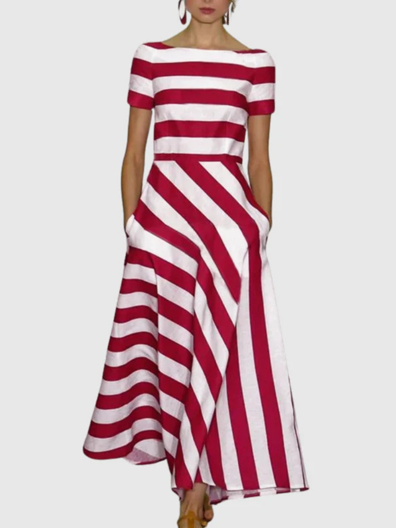 Delora | Light & Fluid Stripe Dress