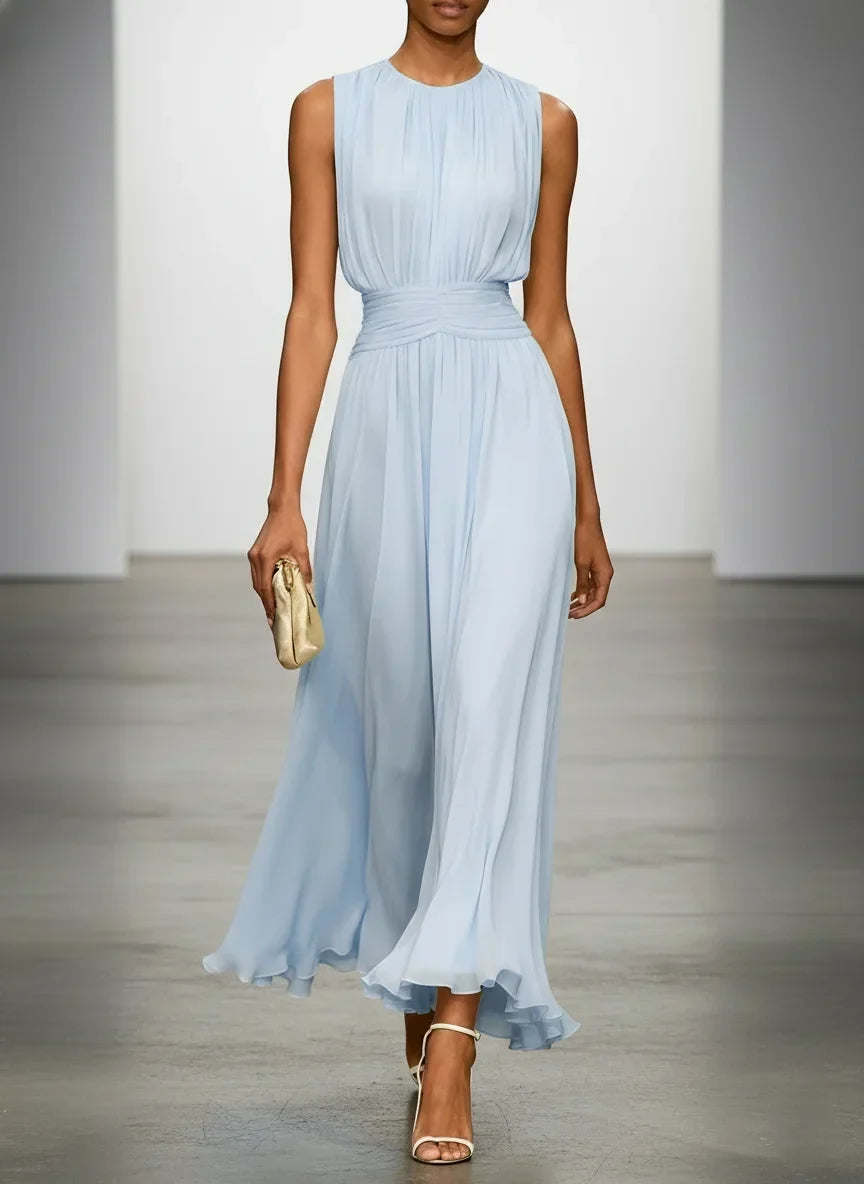 Crisha | Gerafftes A-Linien-Kleid